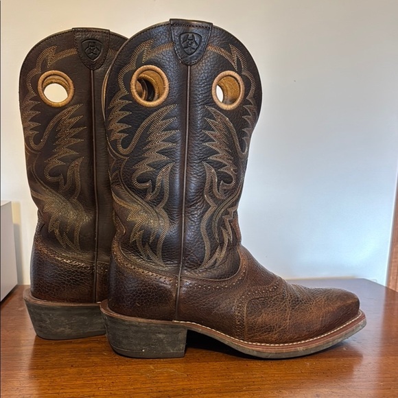 Ariat Men's Brown Western Boots Size 10 EE - Picture 1 of 10